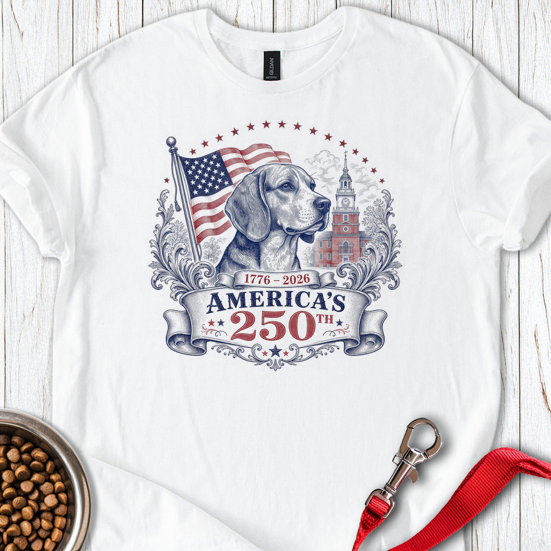 250 Years USA Beagle White