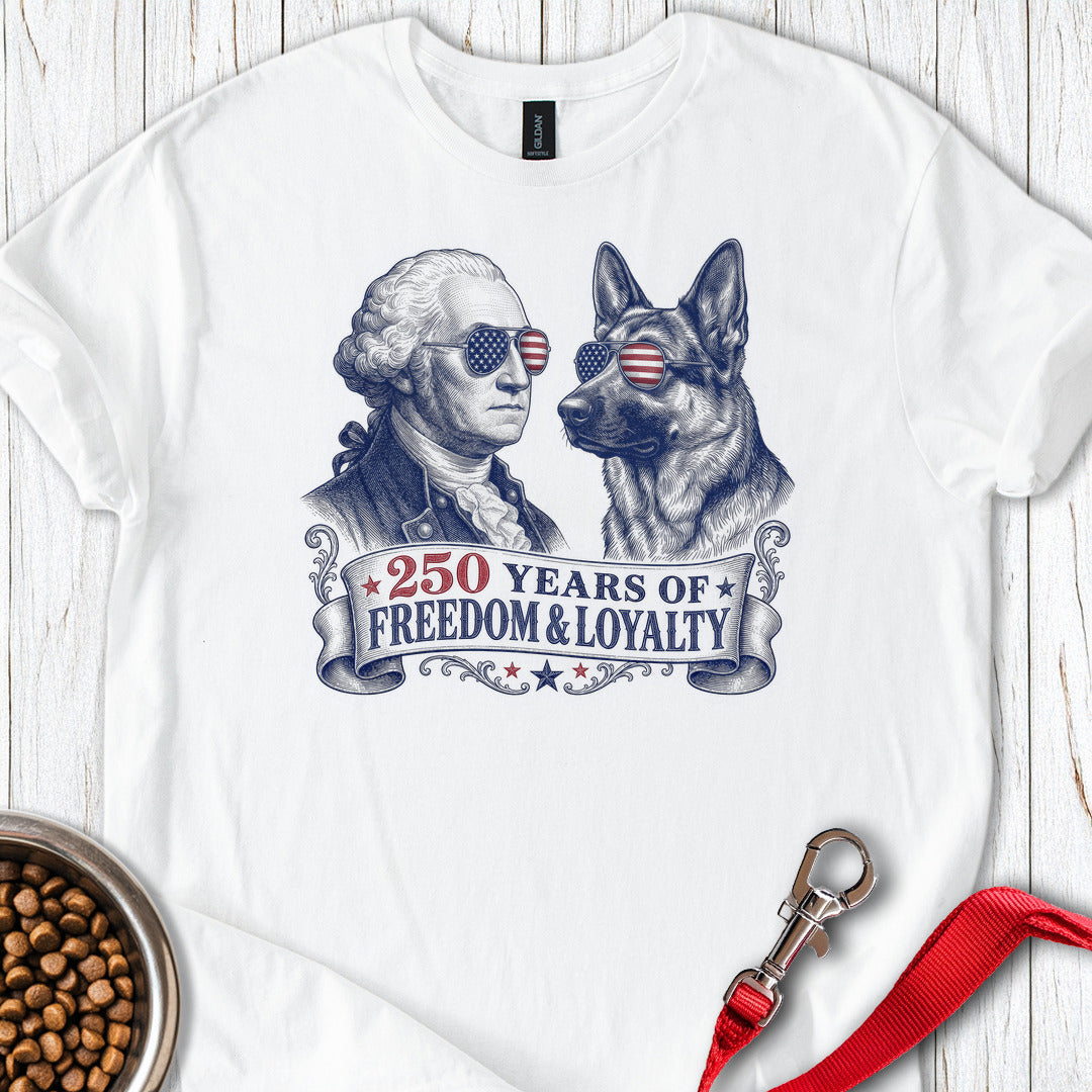 250 Years USA German Shepherd White