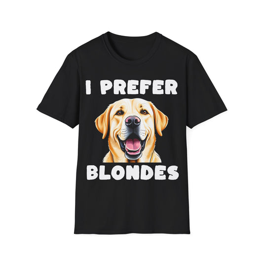 I Prefer Blondes Labrador Tee