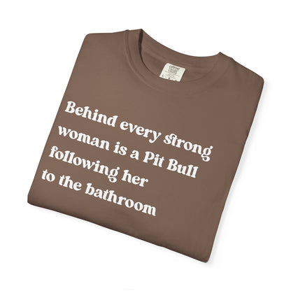 Pit Bull Strong Woman Premium Tee