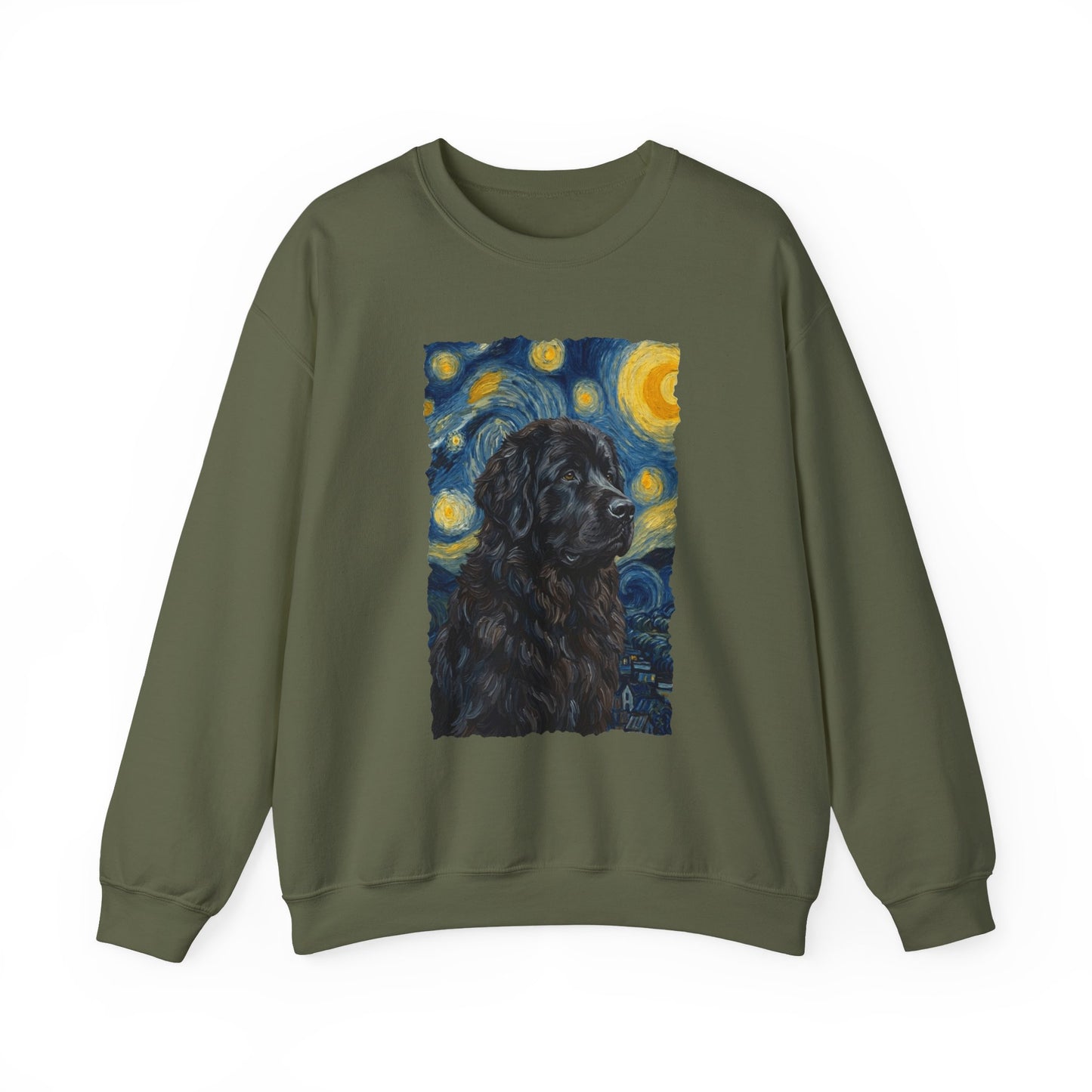 Newfoundland Van Gogh Crewneck Sweatshirt