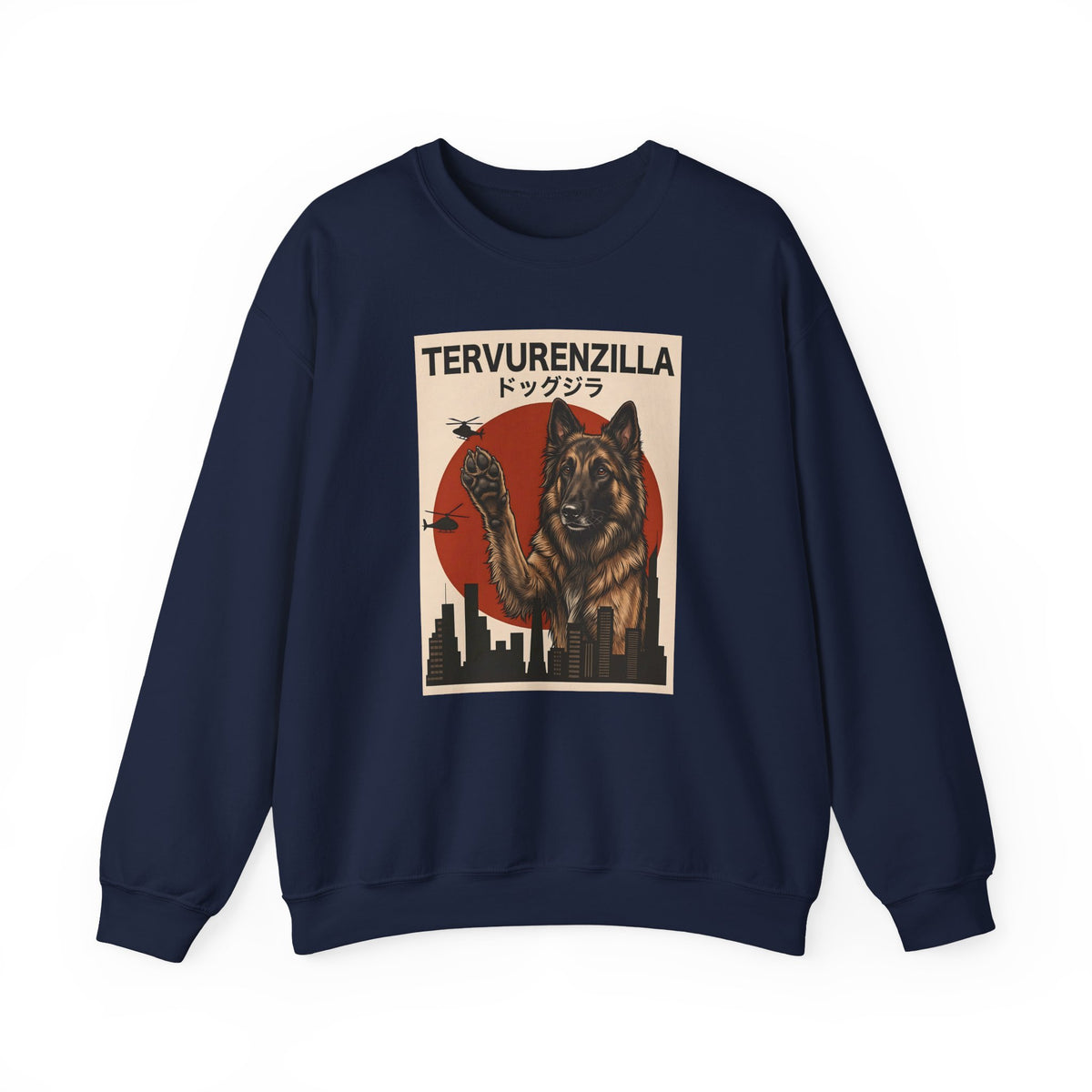Belgian Tervuren Tervurenzilla Crewneck Sweatshirt