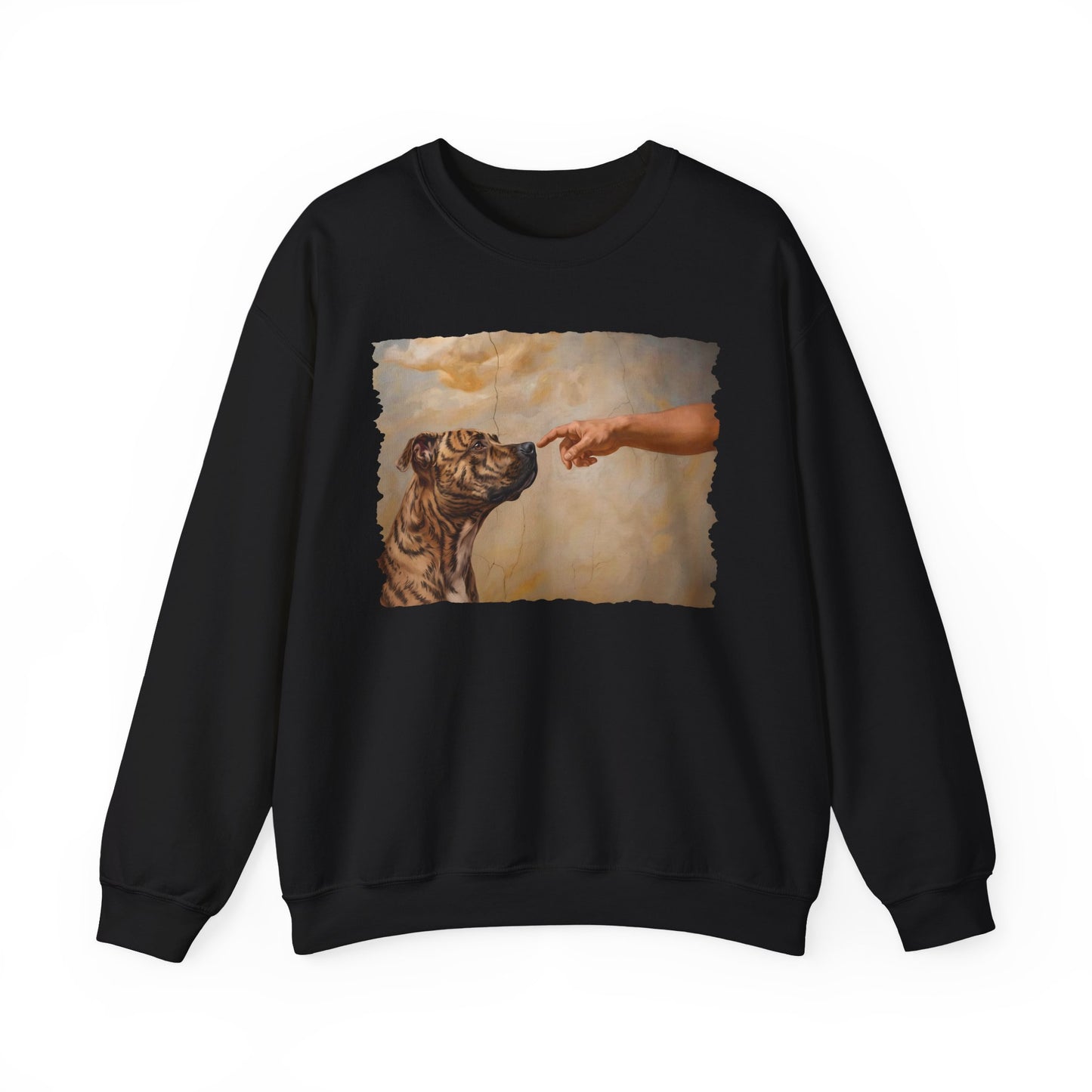 Pitbull Brindle Creation Crewneck Sweatshirt