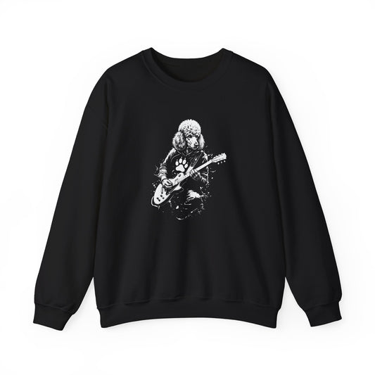 Poodle Guitar Crewneck Sweatshirt
