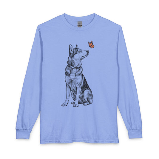 Husky Butterfly Long Sleeve Carolina Blue