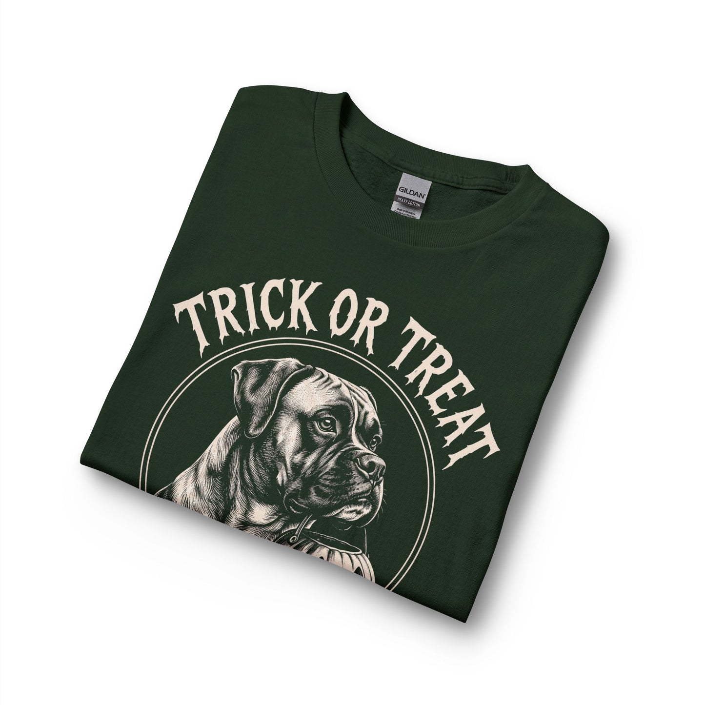 Boxer Trick or Treat Halloween Long Sleeve