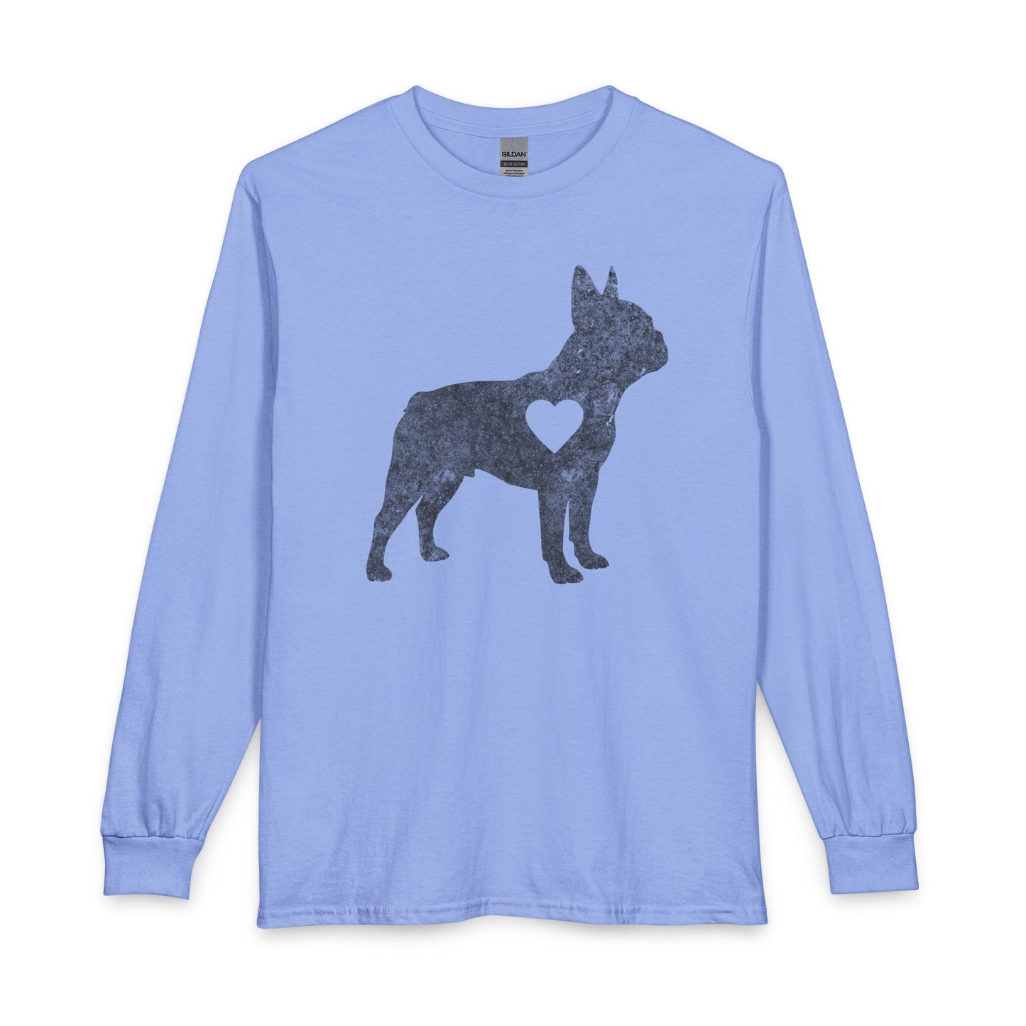 Frenchie Love Long Sleeve Carolina Blue