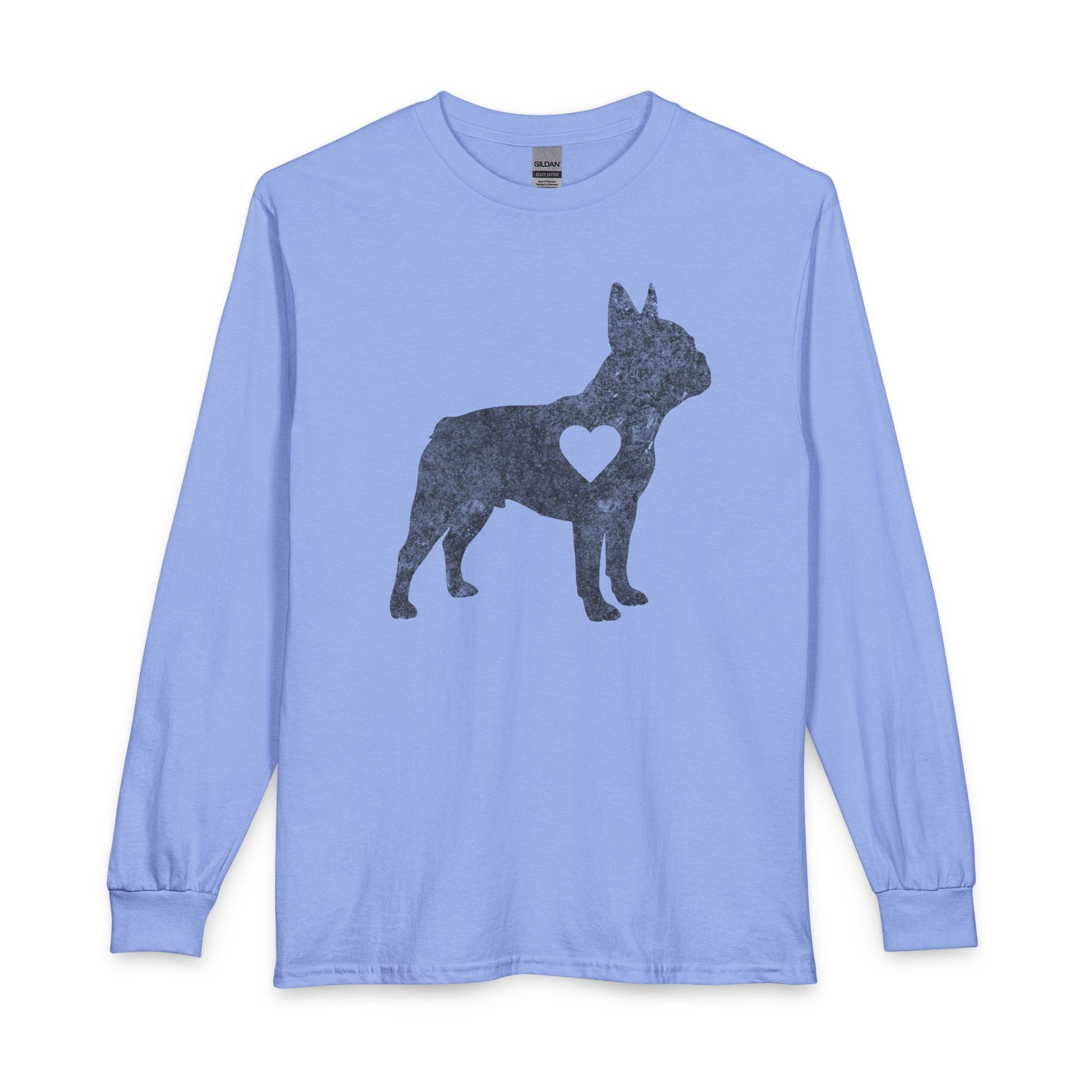 Frenchie Love Long Sleeve Carolina Blue