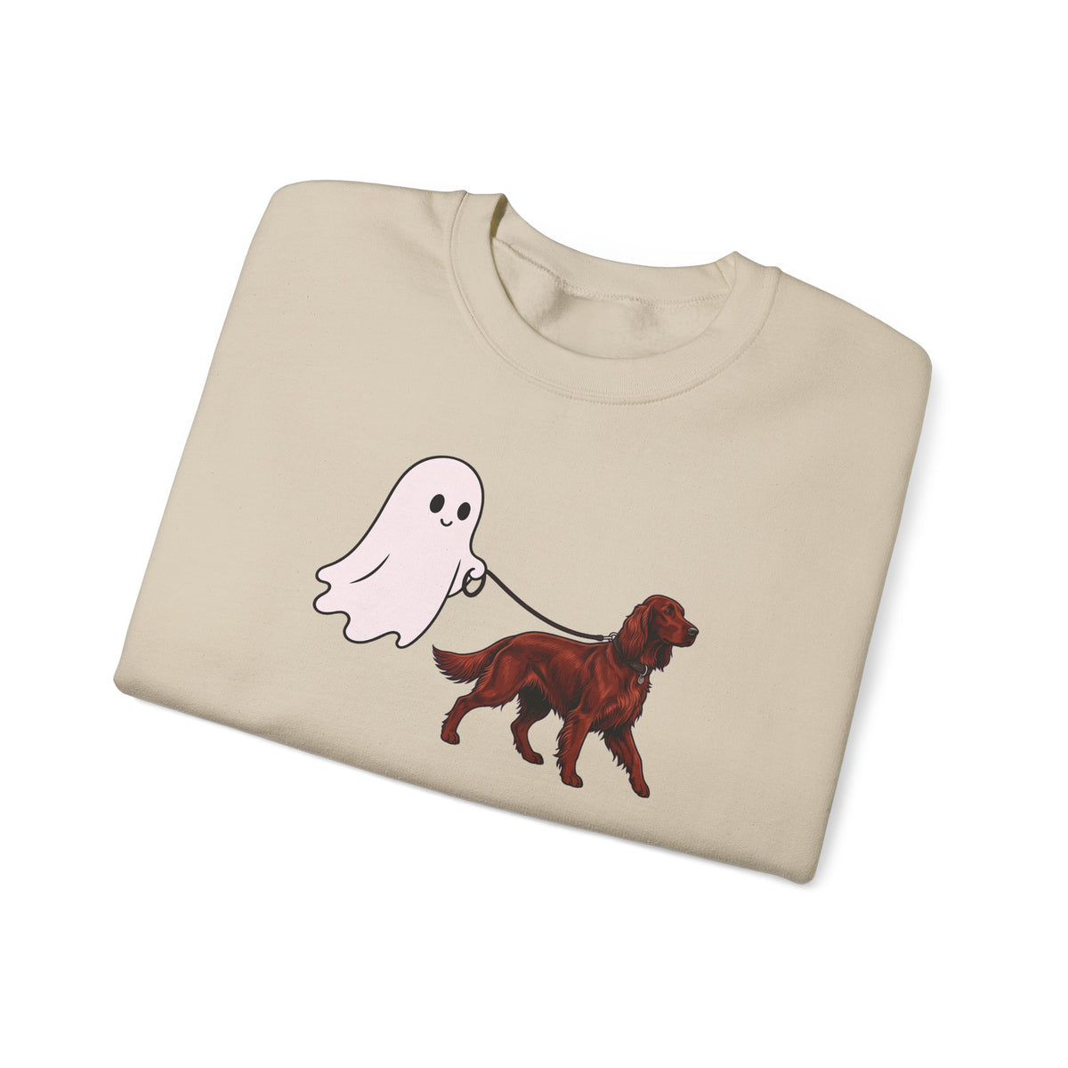 Irish Setter Ghost Walk Crewneck Sweatshirt