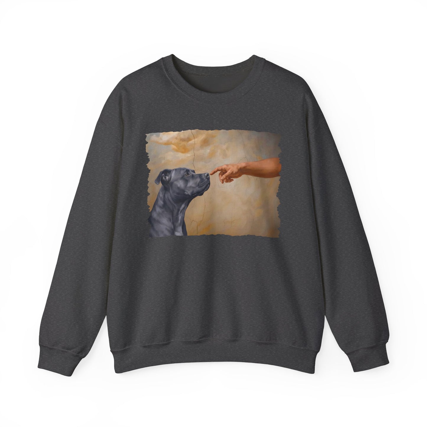 Pitbull Blue Creation Crewneck Sweatshirt