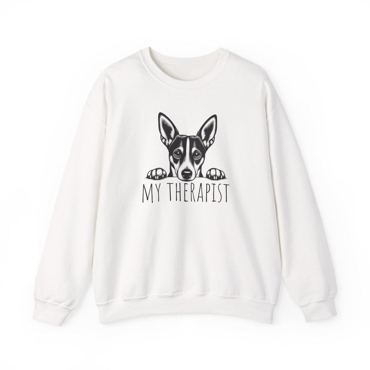 Basenji My Therapist Crewneck Sweatshirt