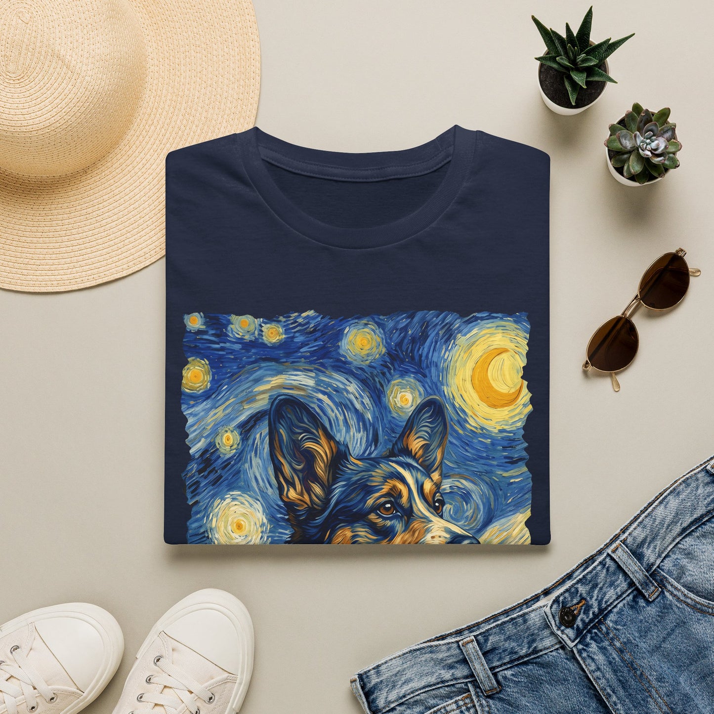 Cardigan Welsh Corgi Van Gogh