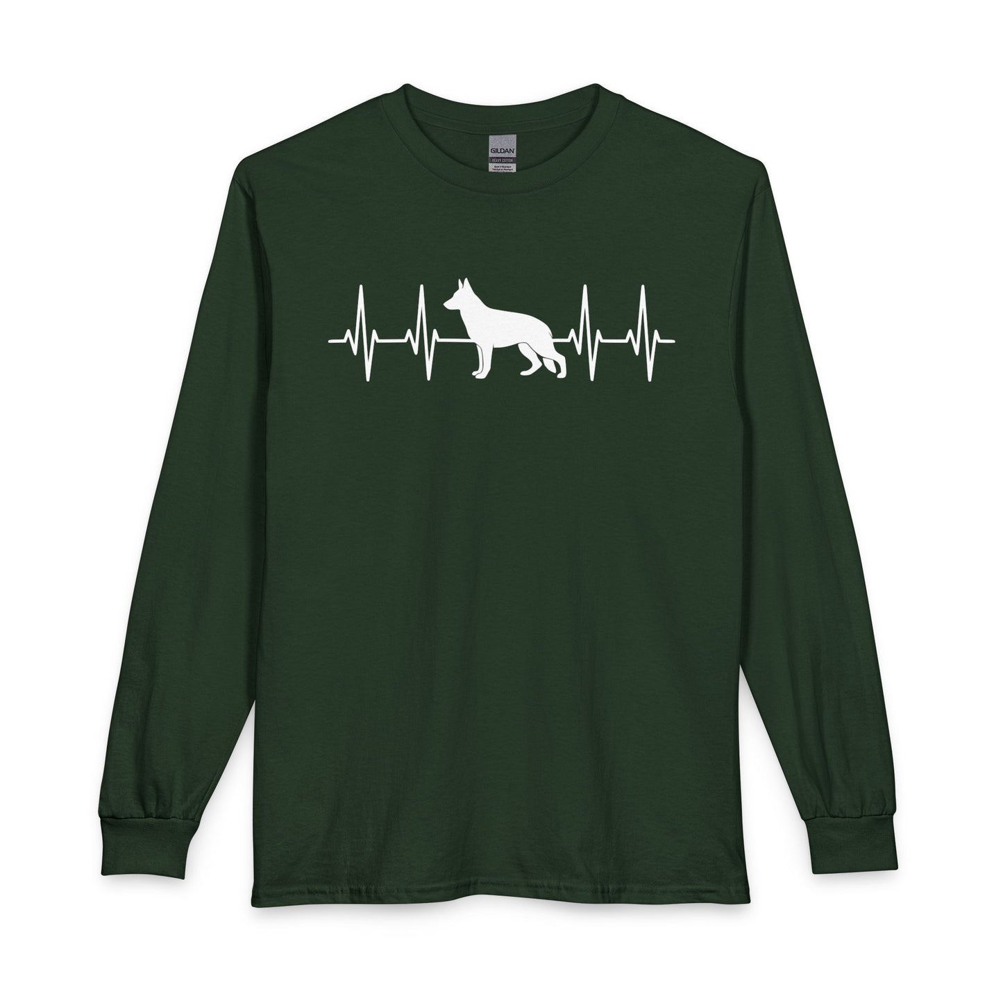 German Shepherd Heartbeat Long Sleeve