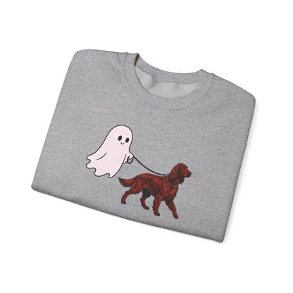 Irish Setter Ghost Walk Crewneck Sweatshirt