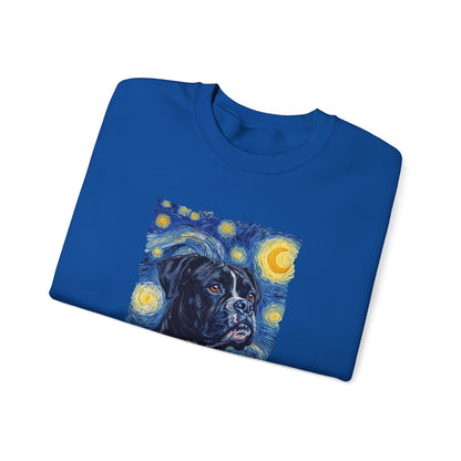 Black Boxer Van Gogh Crewneck Sweatshirt