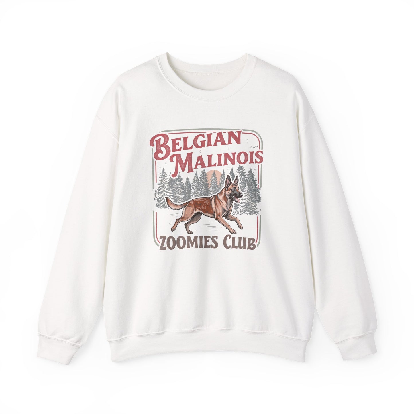 Belgian Malinois Zoomies Crewneck Sweatshirt