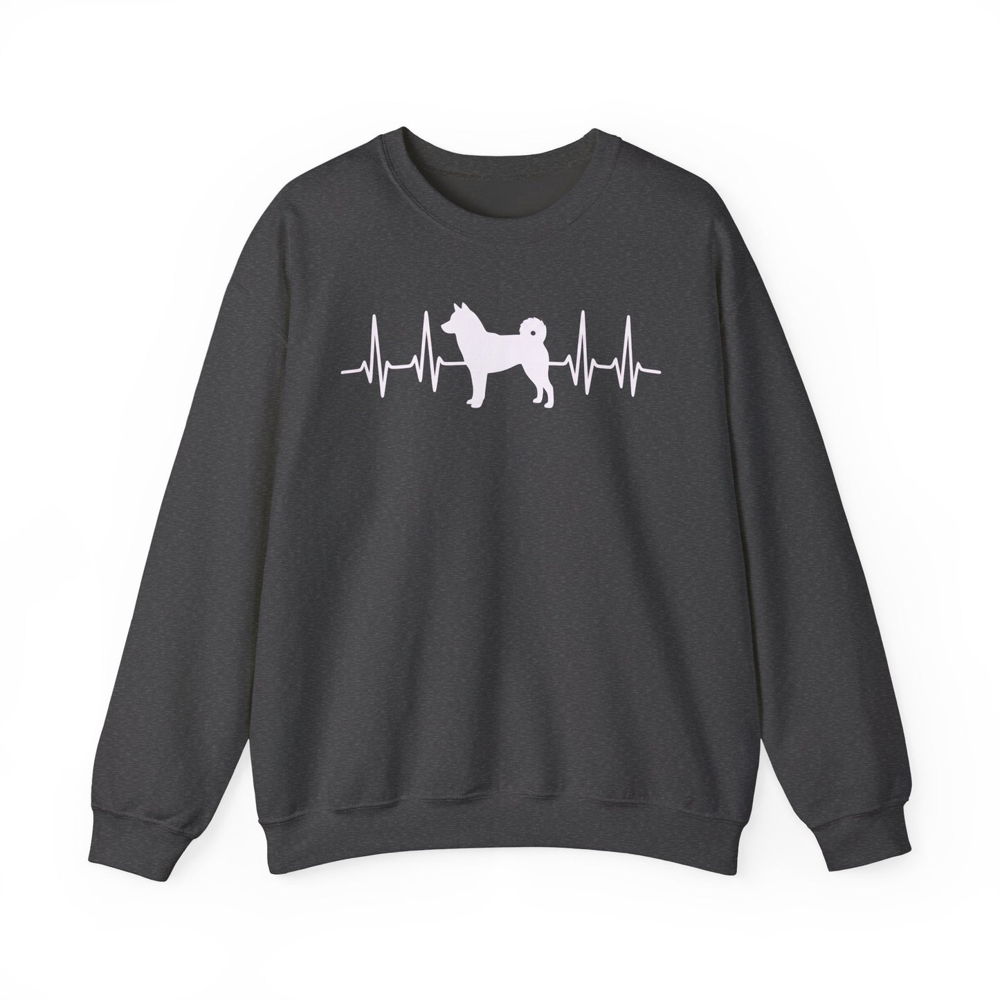 Shiba Inu Heartbeat Crewneck Sweatshirt