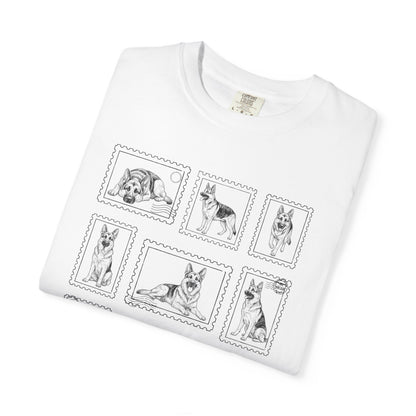 German Shepherd Stamps Premium Tee