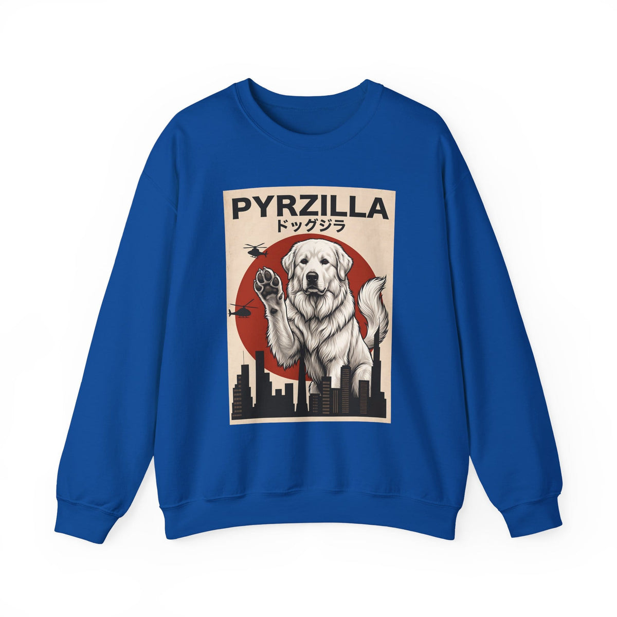 Great Pyrenees Pyrzilla Crewneck Sweatshirt