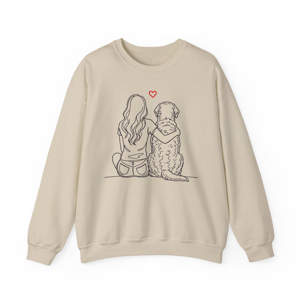 Chesapeake Bay Retriever Hug Crewneck Sweatshirt