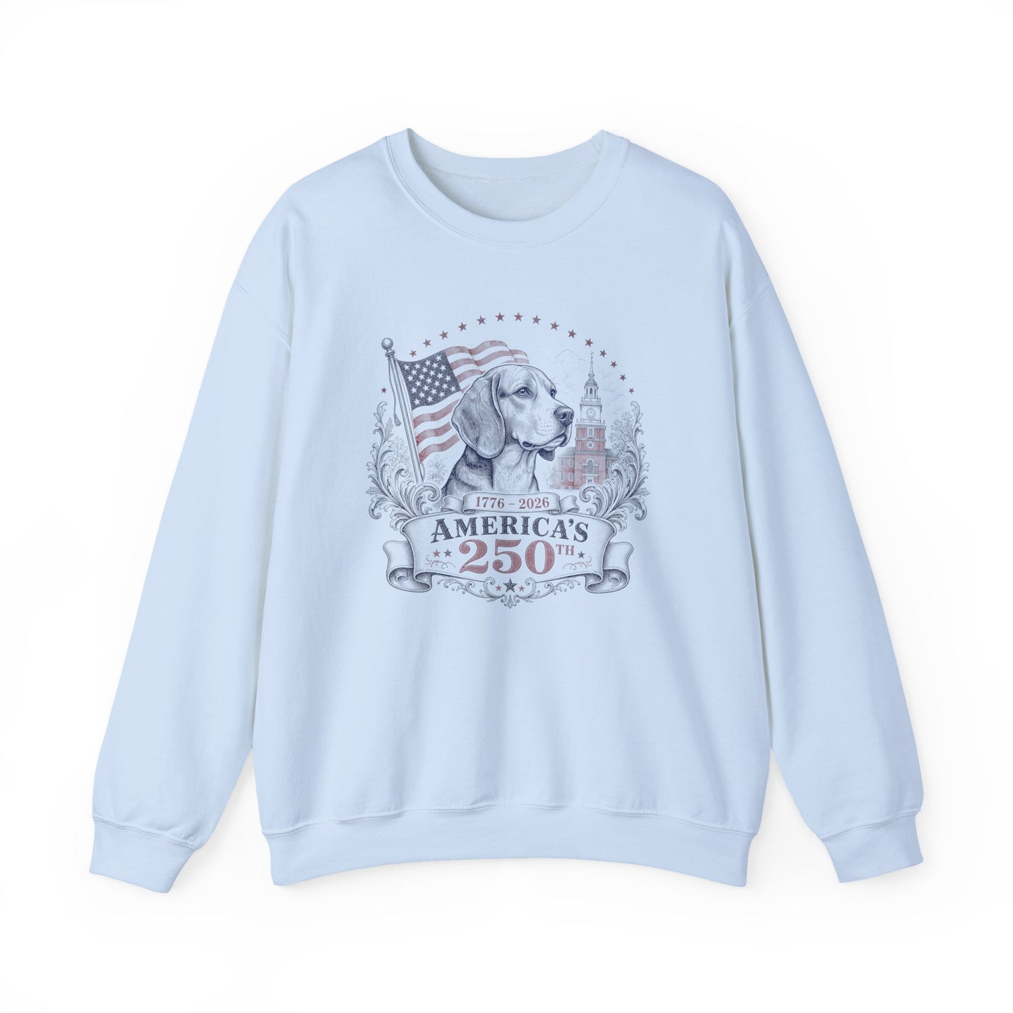250 Years USA Beagle Crewneck Sweatshirt