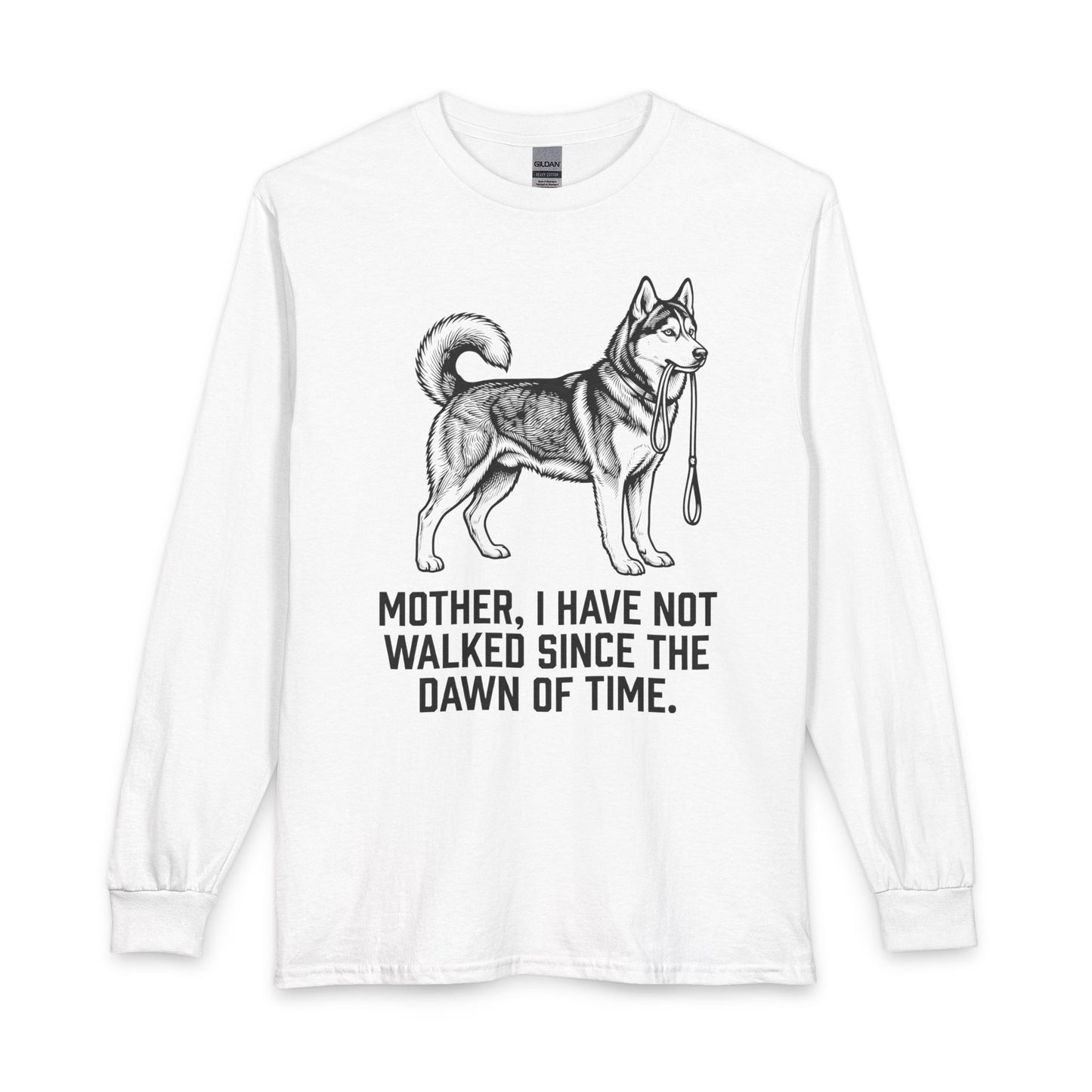 Walking Husky Mother Long Sleeve