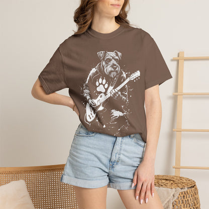 Schnauzer Guitarist Premium Tee
