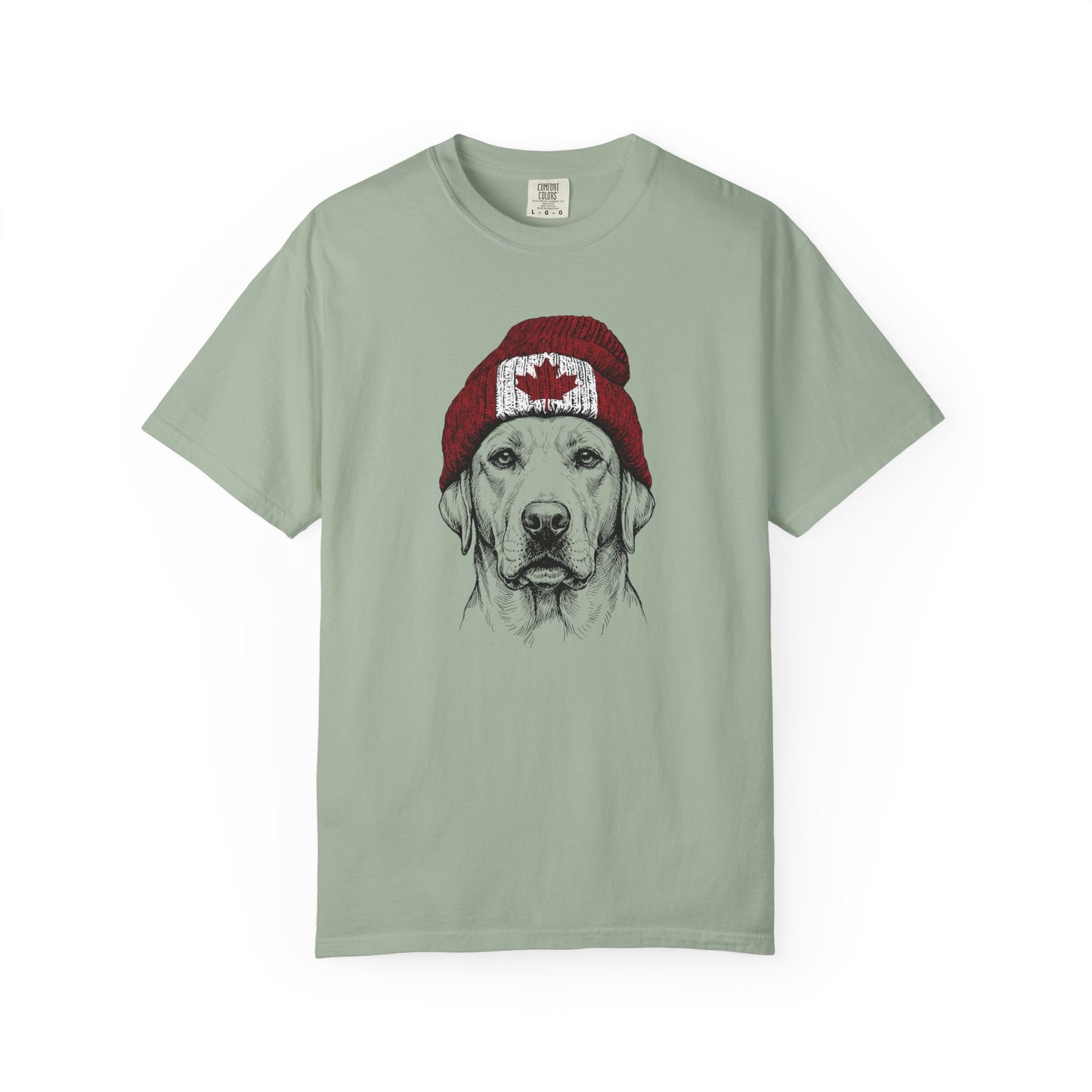Labrador Canado Beanie Premium Tee