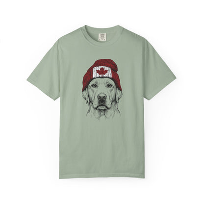 Labrador Canado Beanie Premium Tee