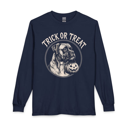 Boxer Trick or Treat Halloween Long Sleeve