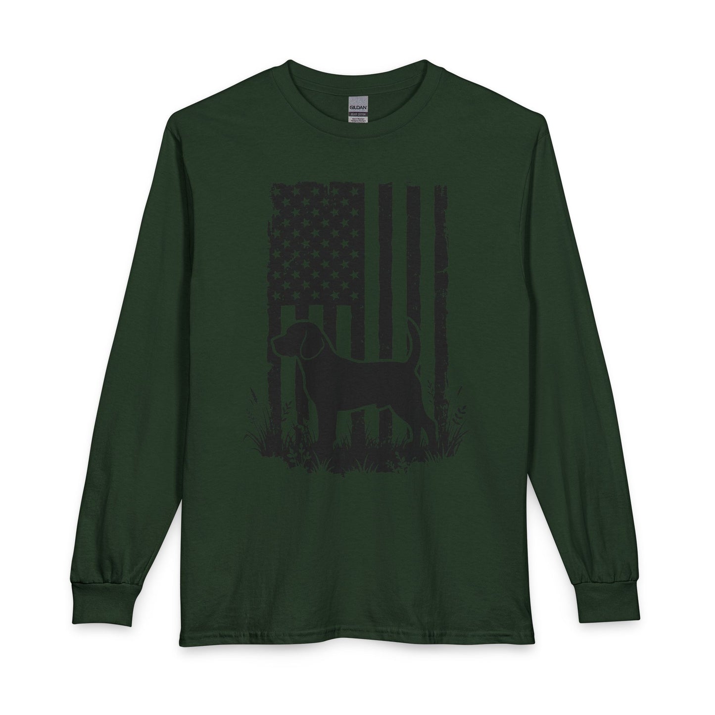 Beagle USA Flag Long Sleeve