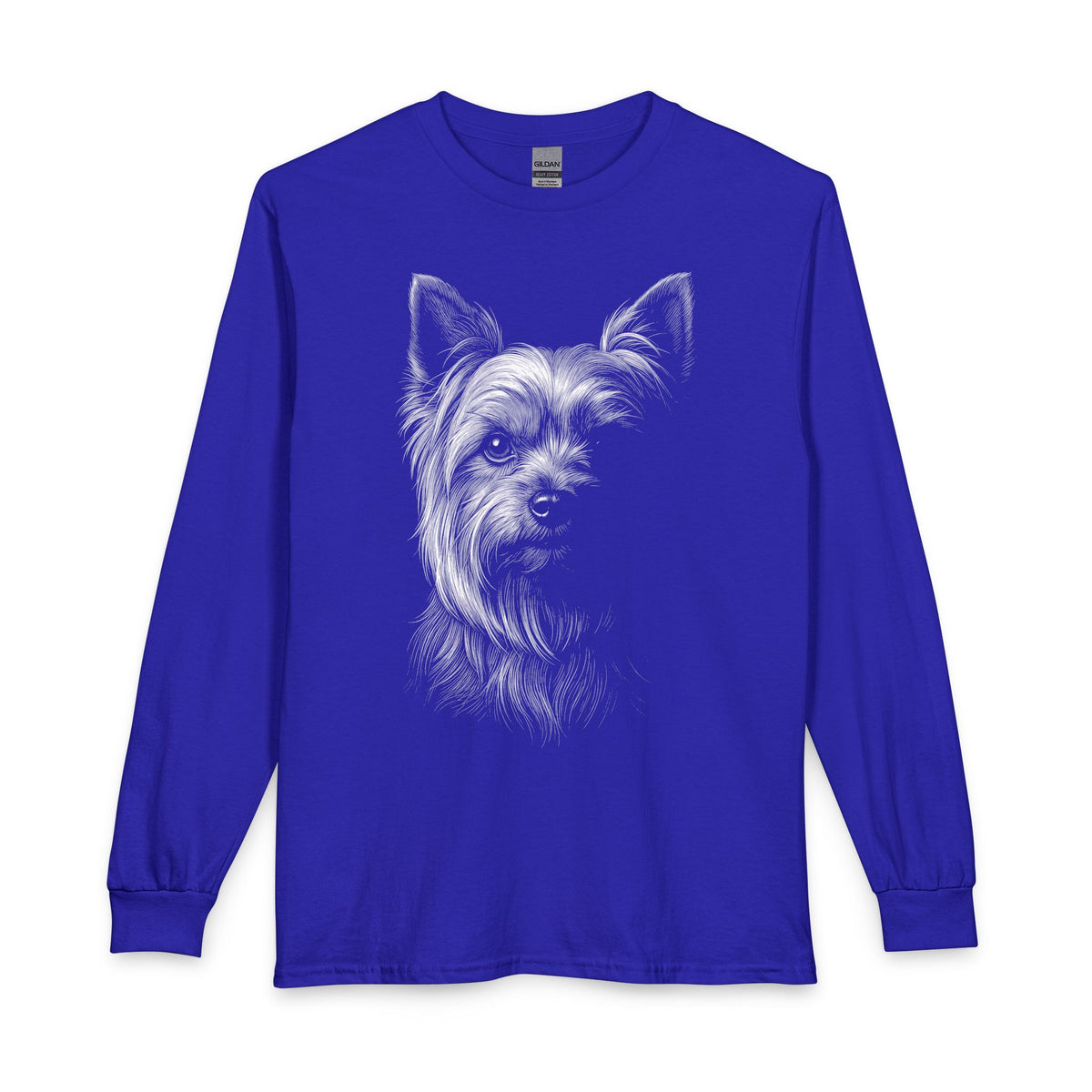 Yorkshire Terrier Engraved Long Sleeve Royal