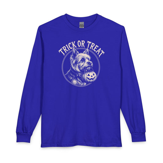 Yorkshire Terrier Trick Or Treat Long Sleeve Royal