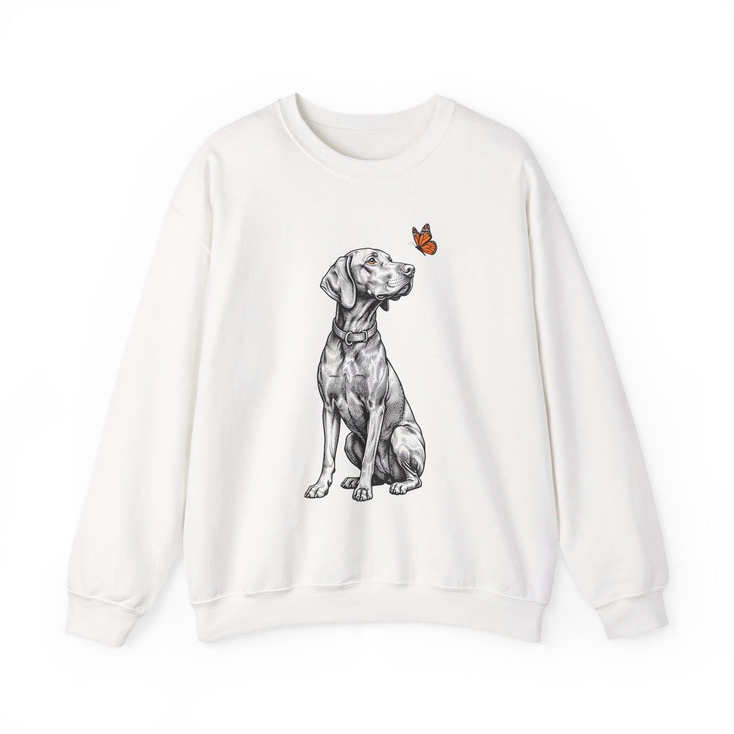 Vizsla Butterfly Crewneck Sweatshirt