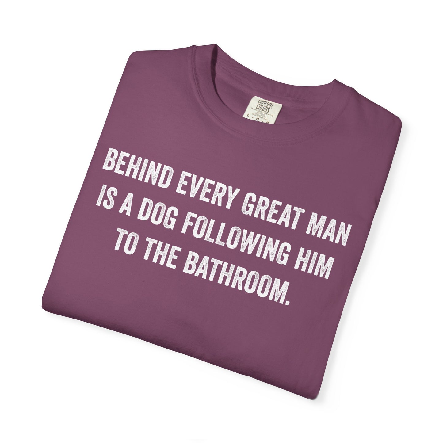 Great Man Dog Following Premium Tee