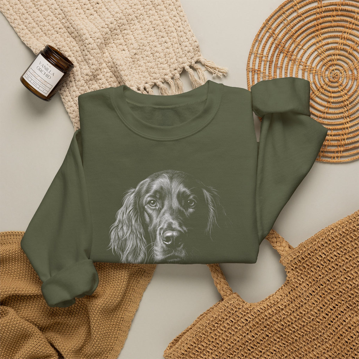 Irish Setter Engraved Crewneck Sweatshirt