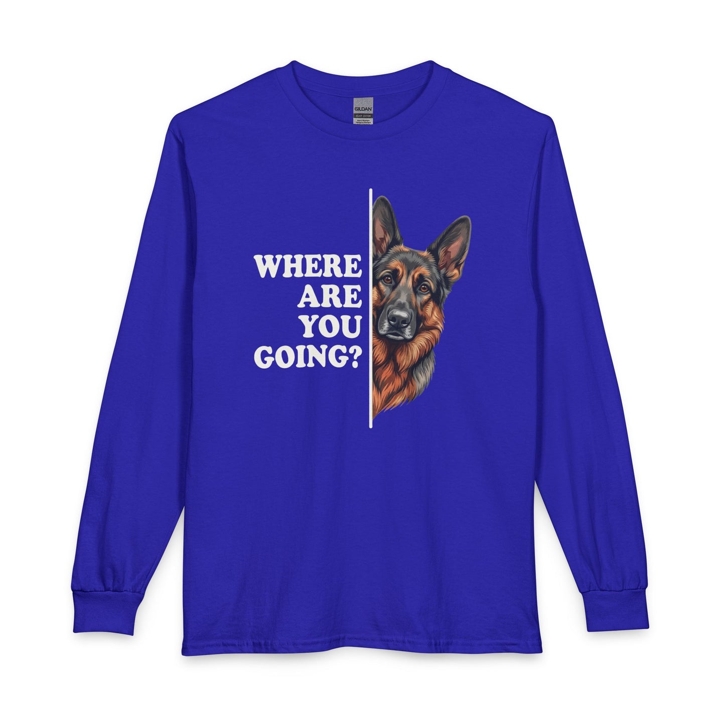 Sable German Shepherd Following Long Sleeve