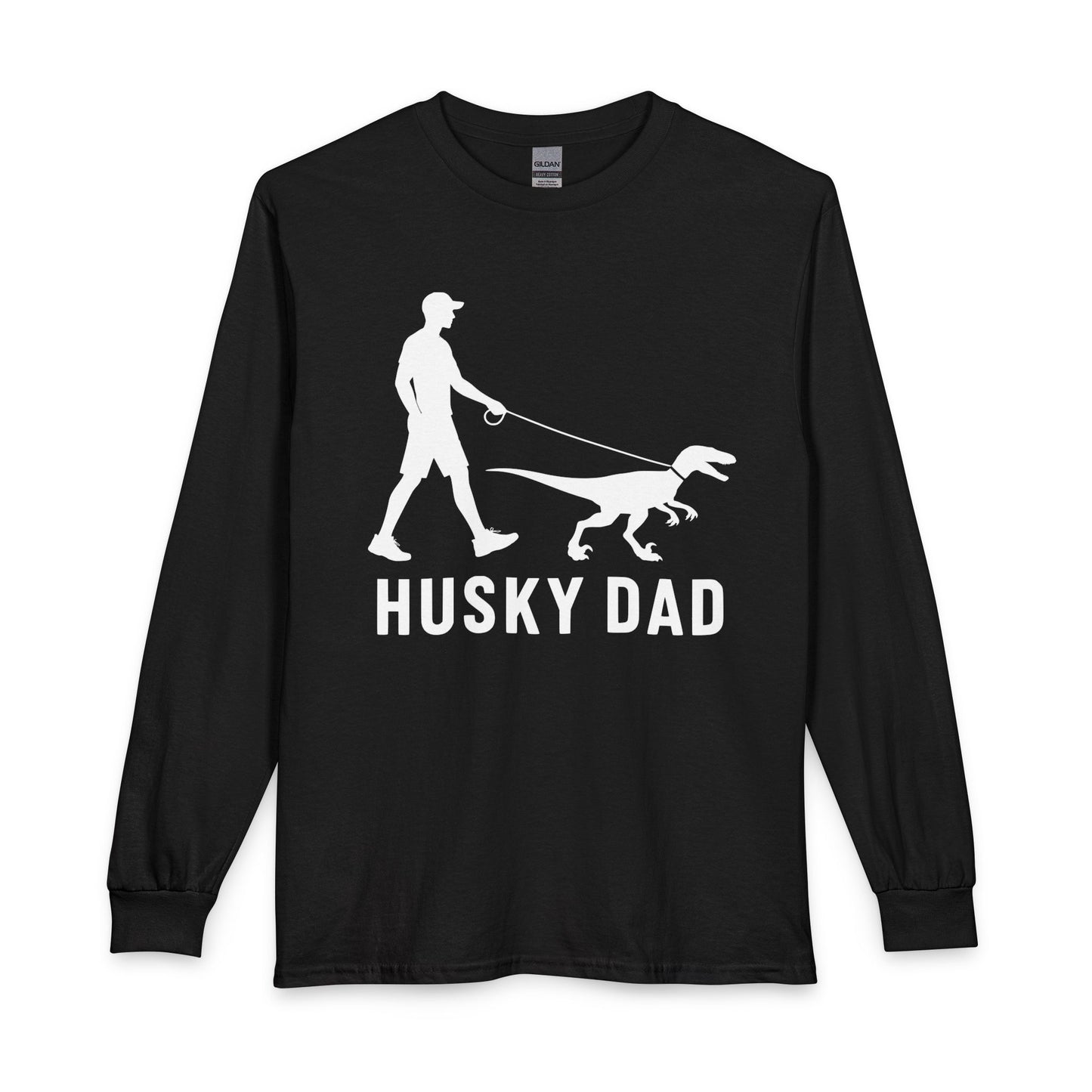 Husky Dad Velociraptor Long Sleeve