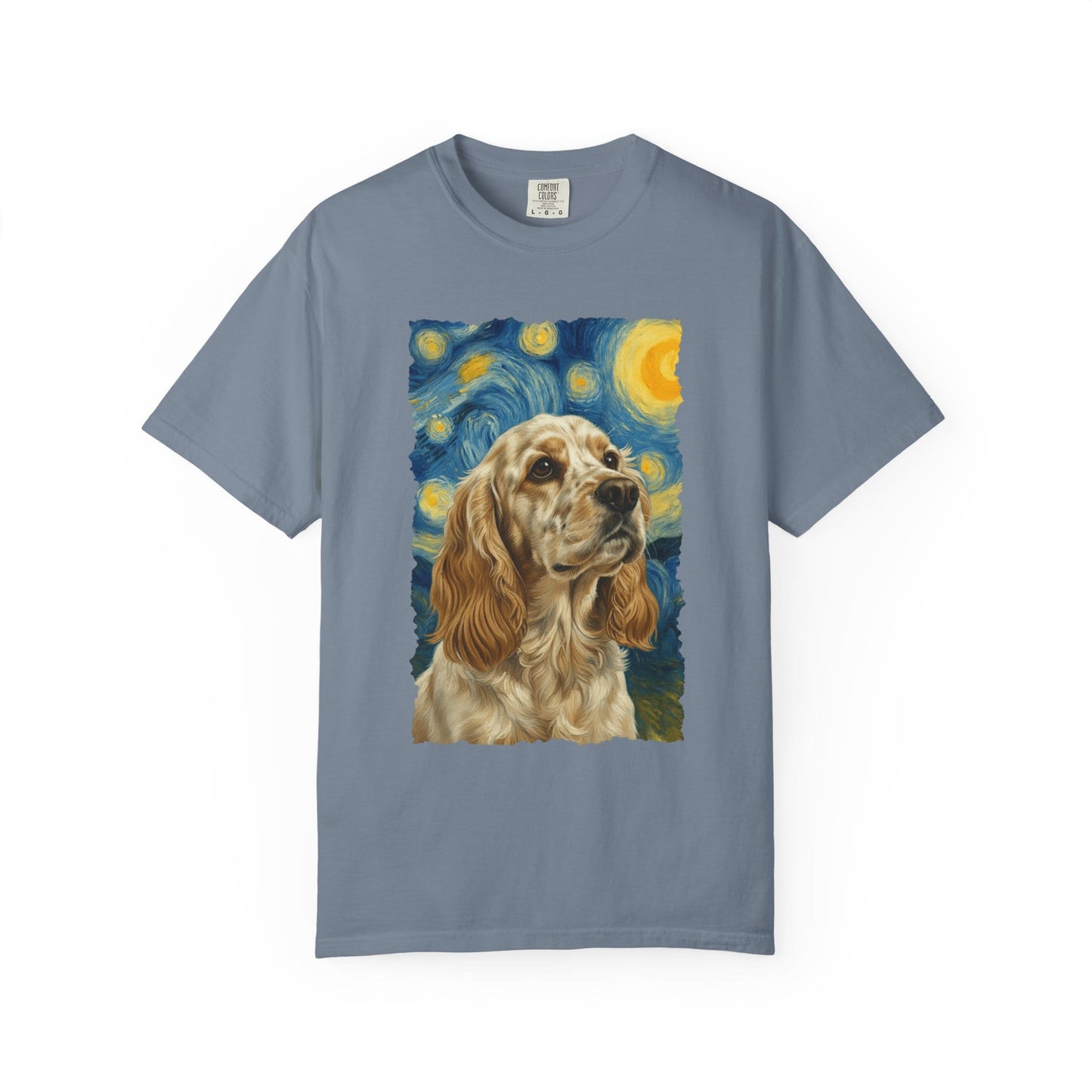 Lemon Roam Spaniel van Gogh Premium Tee