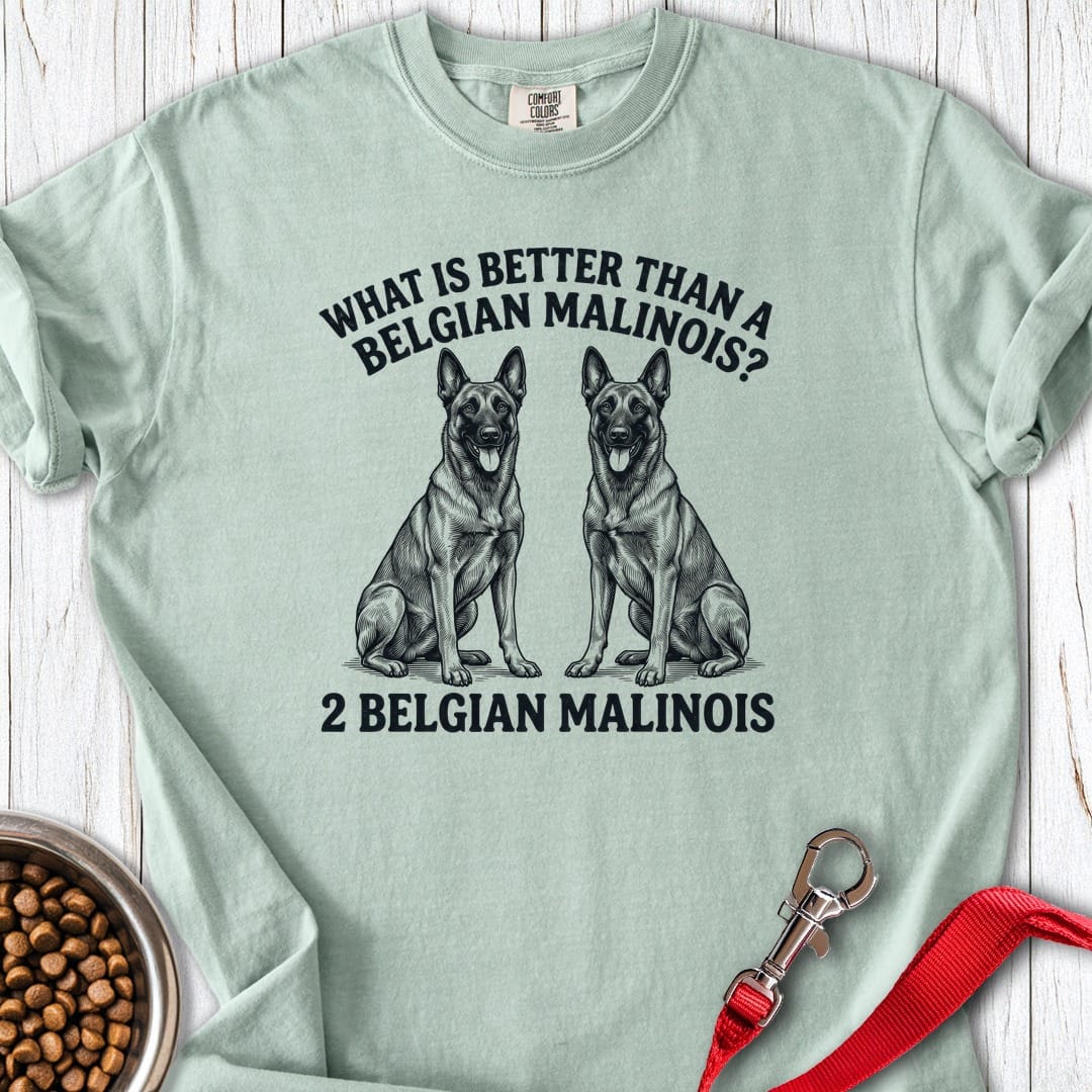 2 Belgian Malinois Premium Tee Bay
