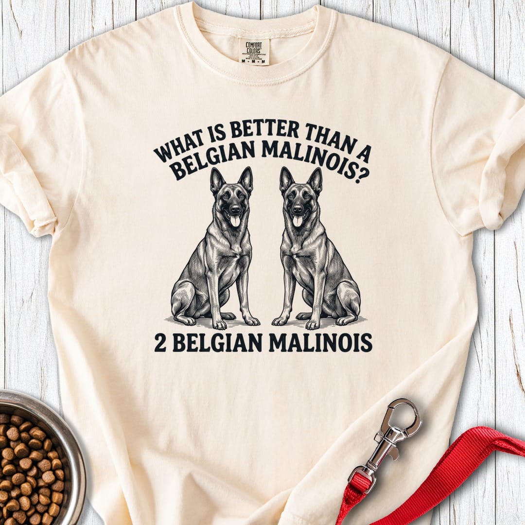 2 Belgian Malinois Premium Tee Ivory