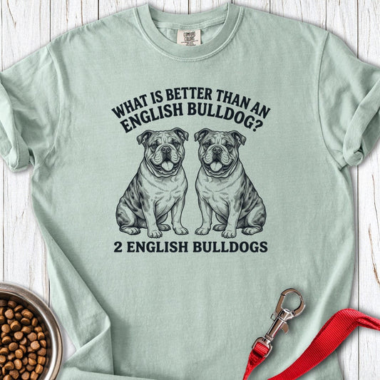 2 English Bulldog Premium Tee Bay