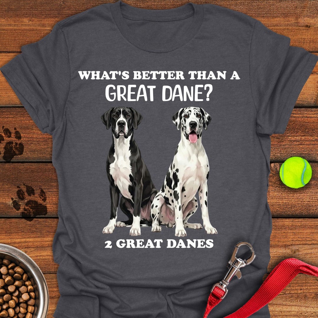 2 Great Danes Dark Heather