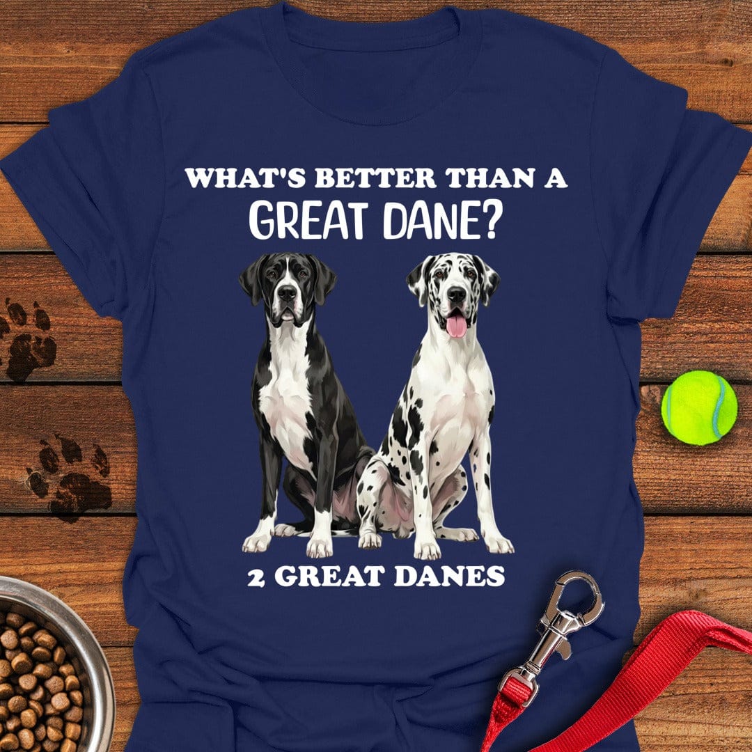 2 Great Danes Navy