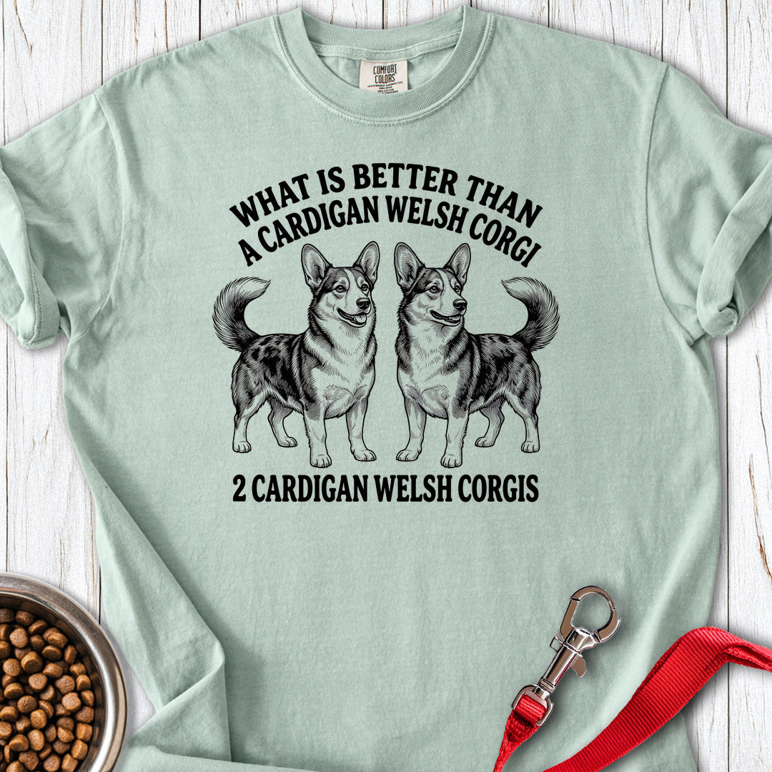 2 Cardigan Welsh Corgi Premium Tee — Bay
