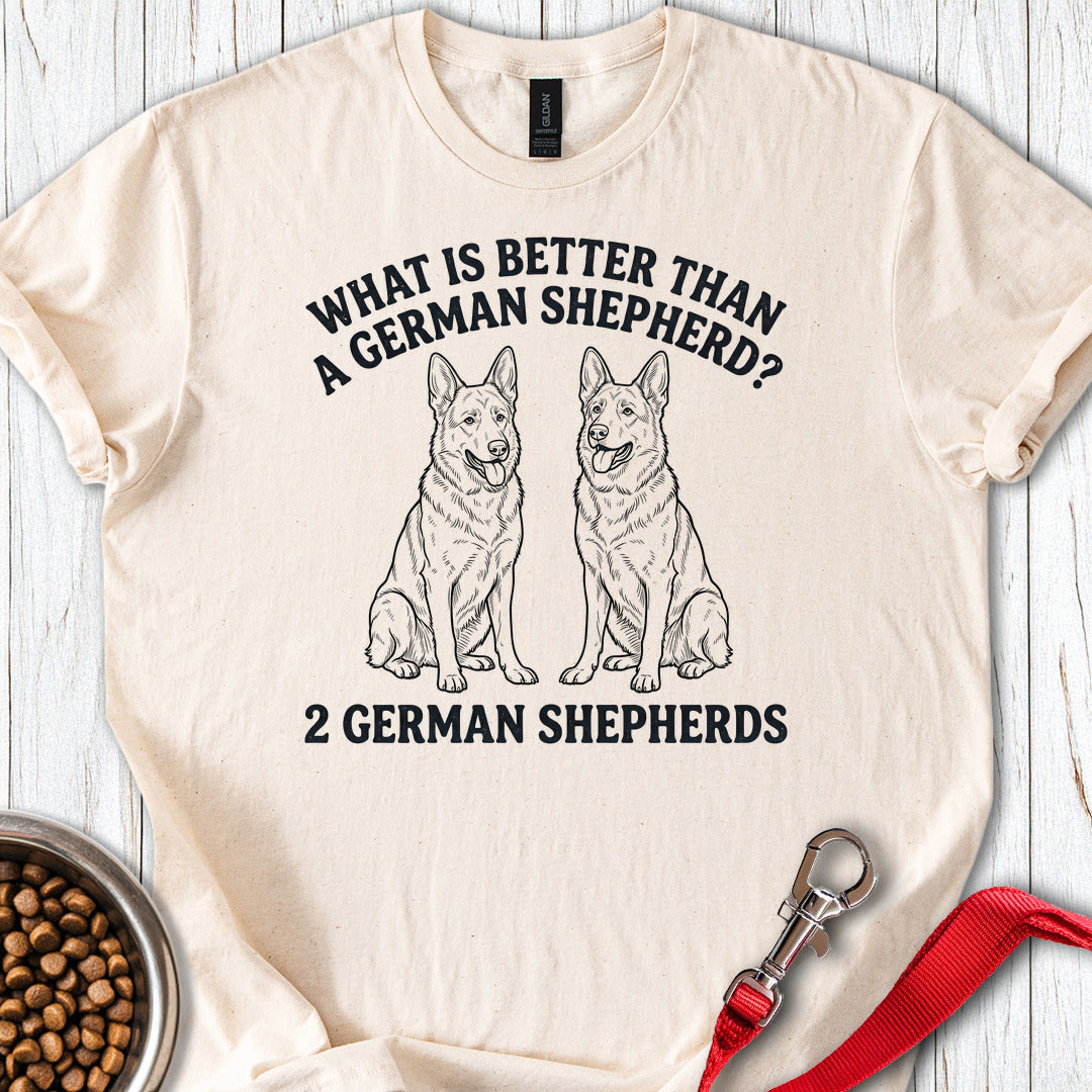 2 German Shepherds Natural