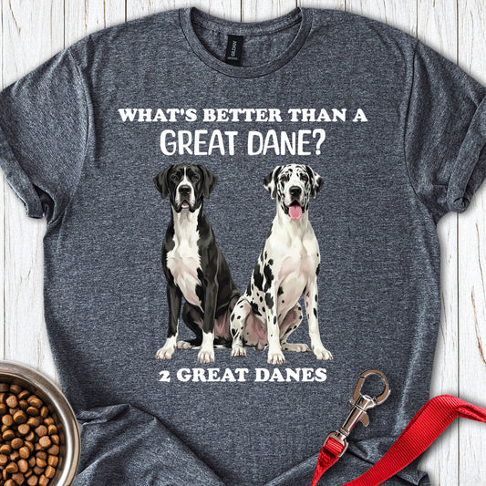 2 Great Danes Dark Heather