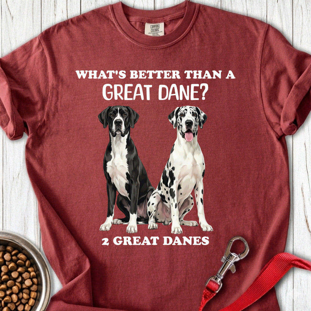 2 Great Danes Premium Tee — Brick