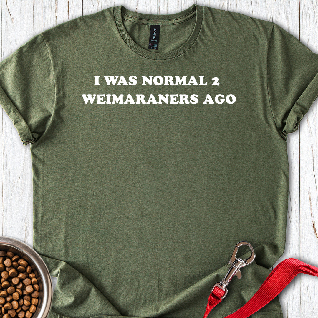 2 Weimaraners — Military Green