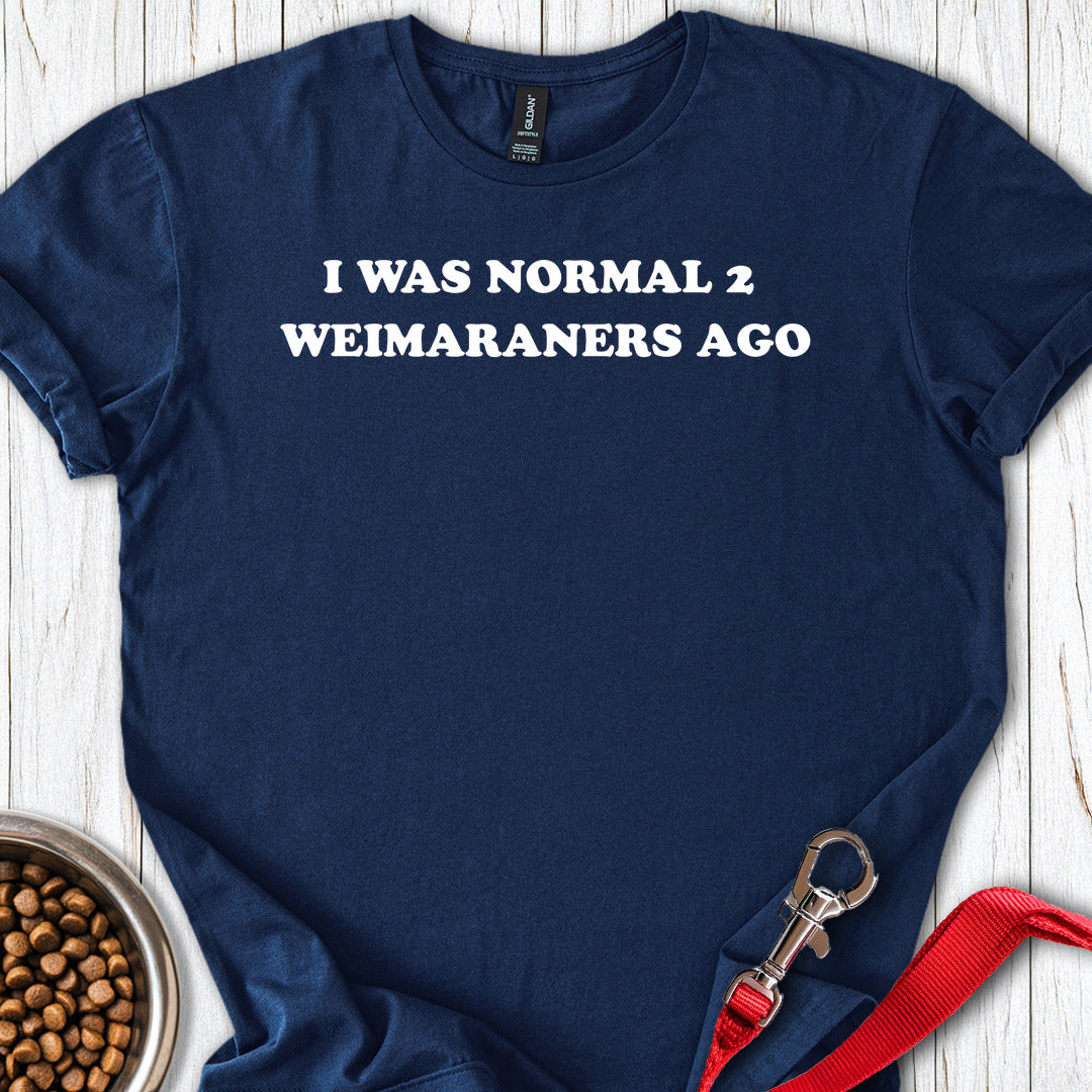 2 Weimaraners — Navy